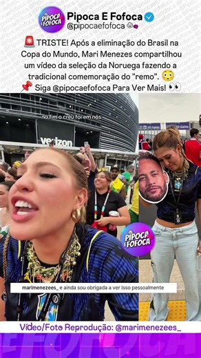 Mari Menezes Compartilha Vídeo Da Noruega Após Eliminação Do Brasil 😳 #marimenezees