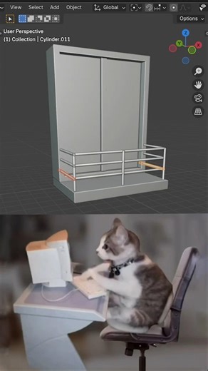 Easy way to make fence in blender (Tamil)