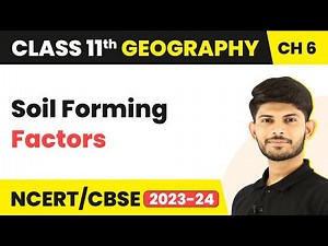Soil Forming Factors - Geomorphic Processes | Class 11 Geography