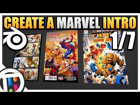 Blender Tutorial - How to make a Marvel Intro (1/7)