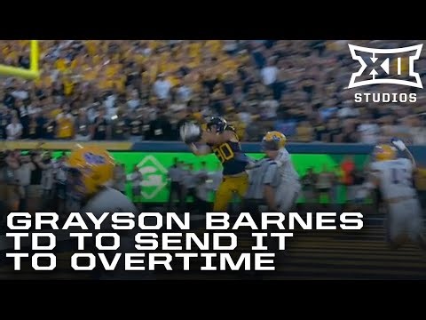 Nicco Marchiol Finds Grayson Barnes to Send the 2025 Backyard Brawl in OT