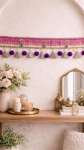 Toran design 💗✨ for decoration #shorts #diy #viral #trending