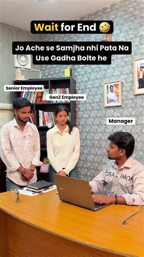 Wait for End 😂 | Office meme | Employee vs Manager | #solvobiz #comedy