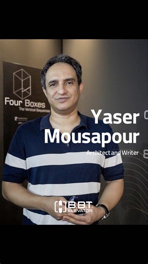 BBT Elevator on Instagram: "THE EIGHTH TEHRAN ARCHITECTURE EXHIBITION oct 2025 Exhibition impression with: Dr.Yaser Mousapour @yaser_mousapour Organizer: @termehrasaneh @taexhibit @pouyamizani @milad_naseralsadati @sina.mizani @pariya.ghazi @golfam.nd #BBTElevator #TermehMediaExhibition #ArchitectureExhibition #TehranEvents #DesignCommunity"