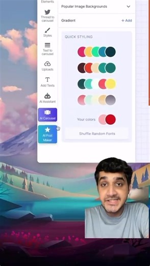 Contentdrips on Instagram: "We launched AI Carousel Maker ✨ Easiest way to create your carousel post by simply entering a topic or any existing text post & it turns it into a carousel. What's your thoughts on it? #carouselmaker #carouseldesigns #instagramcarousels #linkedincarousels"