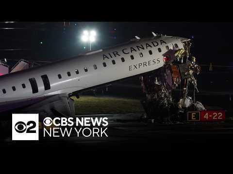 Watch Live: 2 pilots killed, dozens injured after crash at LaGuardia Airport