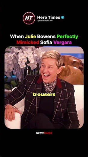 When Julie Bowens Perfectly Mimicked Sofia Vergara 😂😂