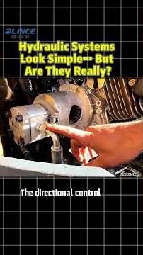 How a Hydraulic System Really Works | Components Explained #blince