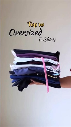 top 10 oversized t shirts haul ✨ trendy & affordable #tshirt #oversized #teej #fashion #fyp
