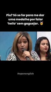 390K views · 84 reactions | Porque, convenhamos, falar 'hello' sem gaguejar já é um super poder! ‍♀️ Clique em https://bit.ly/4dT7cZk e aprenda inglês de vez com a Open English! | Open English | Facebook