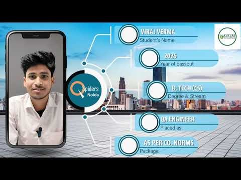 QA ENGINEER || QSPIDERS NOIDA || PLACED STUDENT REVIEW