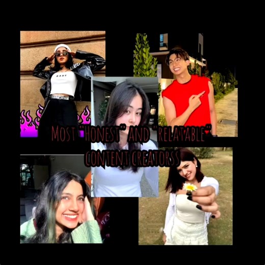 Most "Honest" and "Relatable" content creators✨🍀 #cover #music #song #edit