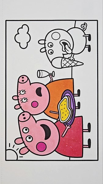 Peppa Pig Drawing and Coloring, 876 #drawing #peppapigdrawing #peppapigcoloring #peppapig #coloring