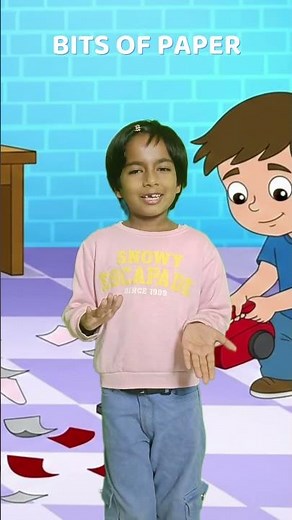 Bits of Paper Poem Recitation 🎤 | Moral Poem for Children