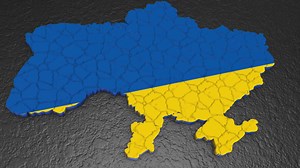 Ukraine map 3d. 3d map of the ukraine. Uraine map 3d.