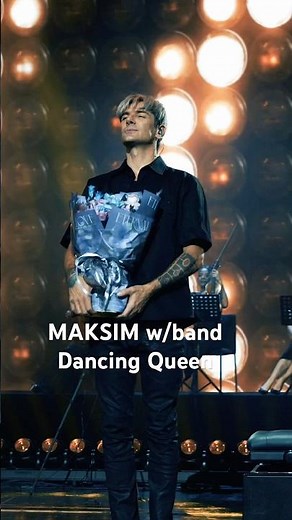 MAKSIM w/band Dancing Queen by ABBA #maksim #music #piano #abba #show #live #concert #tour #dancing