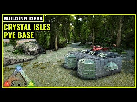 HOW TO BUILD A PVE BASE (CRYSTAL ISLES) | ARK SURVIVAL