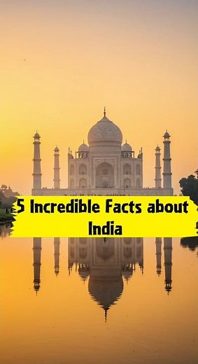 5 Incredible Facts About India You Didn’t Know 🇮🇳✨ | Facts | #facts #india
