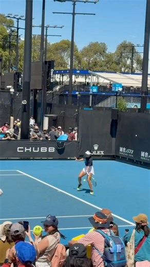 Happening now: Alex Eala is practicing at the Australian Open with Francesca Jones (UK) at Court 13! Day 1 of the Main Draw starts tomorrow! Alex Eala’s match is scheduled this Monday from around 1pm at Court 6. 🎥: Ruth Blanco-Lerio #AustralianOpen #AlexEala #Filipino #Practice | The Philippine Times (Australia)