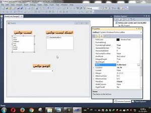9 listBox and ComboBox and checkedlistBox