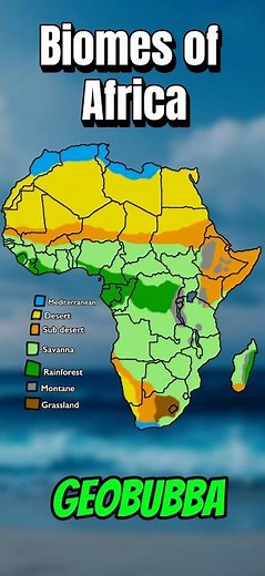Biomes of Africa #map #mapping #geography