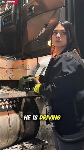 Professional Driver Safely Refuels a Heavy Truck |#shorts #shortvideos #heavyhaul