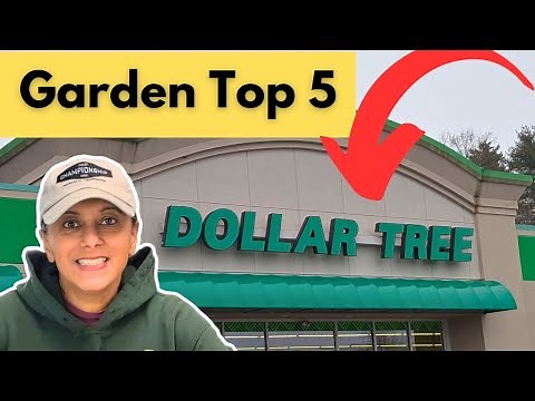 Top 5 Dollar Tree Garden Supplies | Shop With Me || Budget Gardening