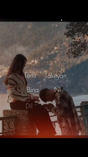Tenu Takeyan 🫣✨|| lyrics|| lovely song 💞|| 4k status || song lyrics|| #shorts #lyrics #song