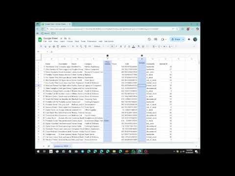 Hide or Group Columns in Google Sheets