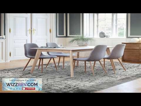 Garvee Large Washable Rug 8x10 Modern Abstract Non Slip Low Pile Floor