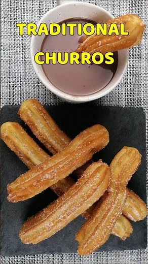 How to Make REAL SPANISH CHURROS#spanishchurros#authetic#recipe#noeggschurros#mediterraneanfood
