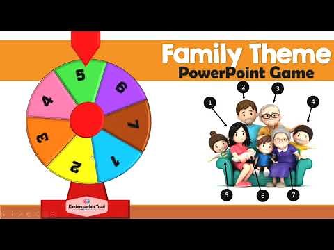 PowerPoint Game ǀ Family Theme Lesson |Kindergarten and Preschool Learners