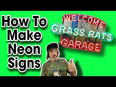 How To Make Neon Signs! Truly Amazing! 👍