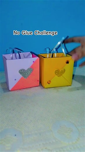 Creative No-Glue Paper Bag DIY🛍️ #shorts #craft #gift #diy #origami