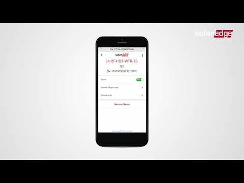 Configuring the Smart Energy Hot Water