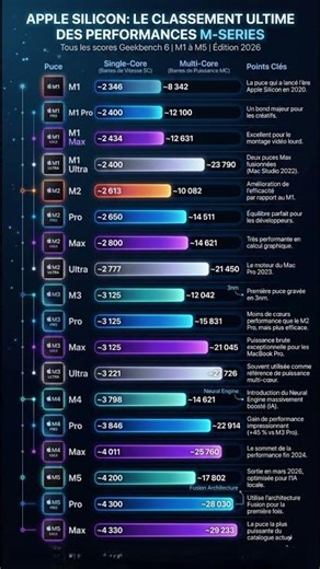 Quelle puce Apple pour coder et monter en 2026 ?