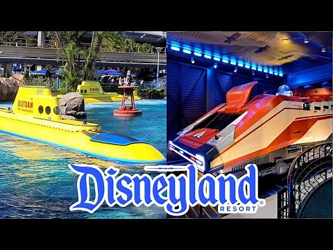 [4K] Tomorrowland Rides - Star Tours, Space Mountain & More - Disneyland Park, California | 4K 60FPS