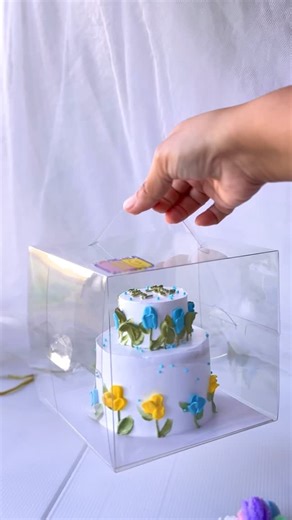 MelorBake4u on Instagram: "2 tier mini cake & 2 tiers super mini cake."