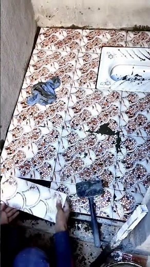 طريقة عمل سيراميك للأرضية الحمام بالتفصيل