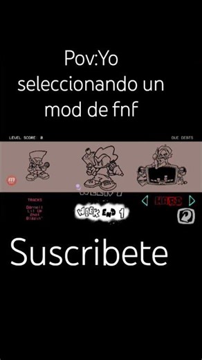 Yo seleccionando un mod de fnf y no sé cuál elegir