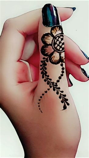 easy finger mehndi design/Thumb mehndi design #shorts #mehandi #henna #mehndidesign#trending#viral