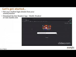 how to login in matific app