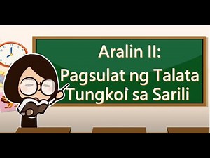 Pagsulat ng Talata Tungkol sa Sarili