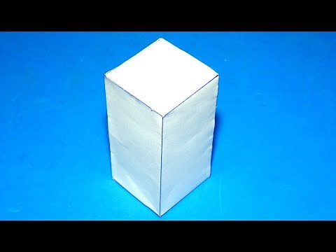 Como hacer un prisma cuadrangular / Square prism easy