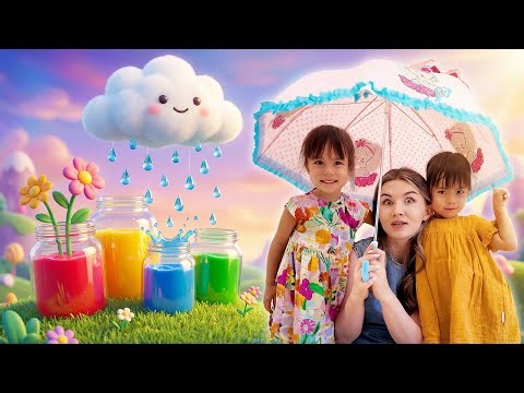 Fun Science Experiments with Mom & Twin Twin for Kids 🌧️🌈