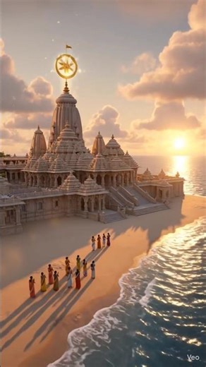 Samundar Dev ka ghamand aur Jagannath Ji ki leela! Sudarshan Chakra power 🔥 | #jagannath #shorts