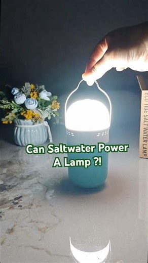 Off-Grid Lighting: Saltwater Powered Lamp Test