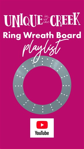 1K views | 樂 Got a UITC™ Ring Wreath Board and unsure what to create with it? No worries! We've got a playlist for that! UITC™ Ring Wreath Board Playlist  go.uniqueinthecreek.com/ring-tutorials Get crafting and make something amazing!  #crafting #craftsupplies #crafters #wreath #wreathmakers | Unique in the Creek Ltd. | Facebook