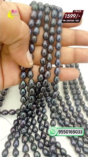 High Luster Black Pearls | Rare Raw Material for Jewellery Making | Limited Stock