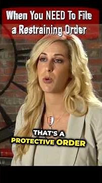 How to File a Restraining Order - #lawyer #legaladvice #lawfirm #domesticviolence